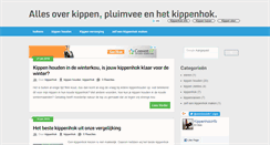 Desktop Screenshot of kippenhokinfo.nl